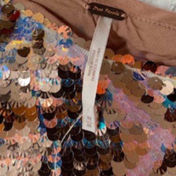 Free People Disco Fever One Shoulder Top - Picture 4 of 8